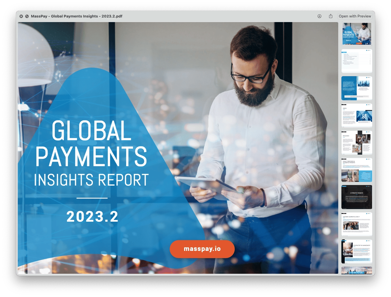 Download your free copy of MassPay's Global Payments Insights Report today.